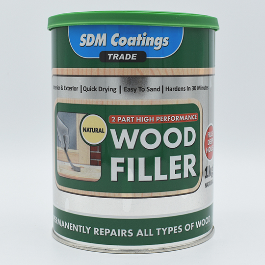 SDM Coatings High Performance Wood Filler Natural 1kg