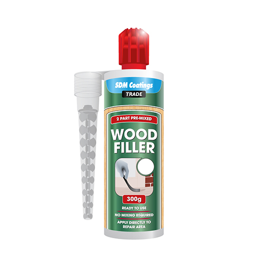 SDM Coatings Pre Mixed Wood Filler White 300g