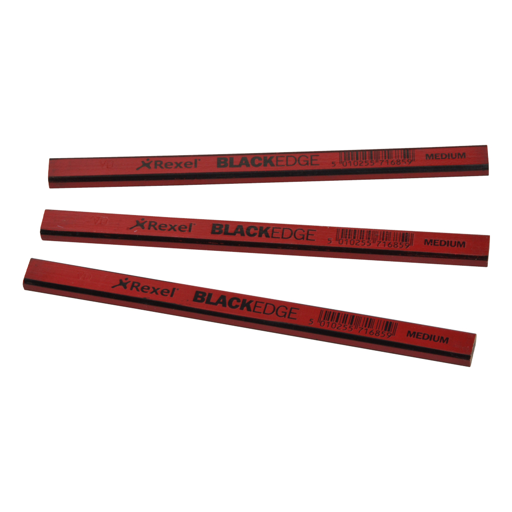 BlackEdge Carpenters Pencil Red Medium