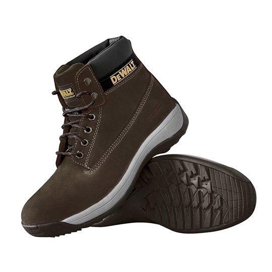 DeWalt Apprentice Sports Safety Boots Dark Brown Size 9