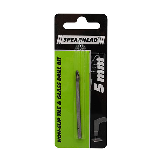 SPEARHEAD Drill Bit Glass and Tile Non Slip 5mm