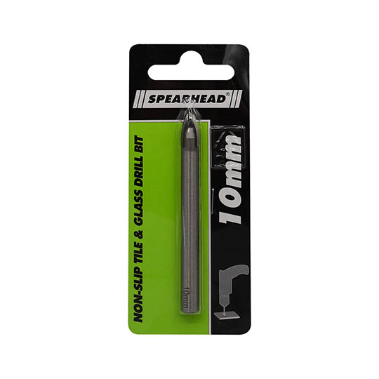SPEARHEAD Drill Bit Glass and Tile Non Slip 10mm