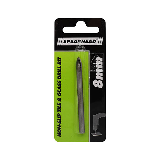 SPEARHEAD Drill Bit Glass and Tile Non Slip 8mm