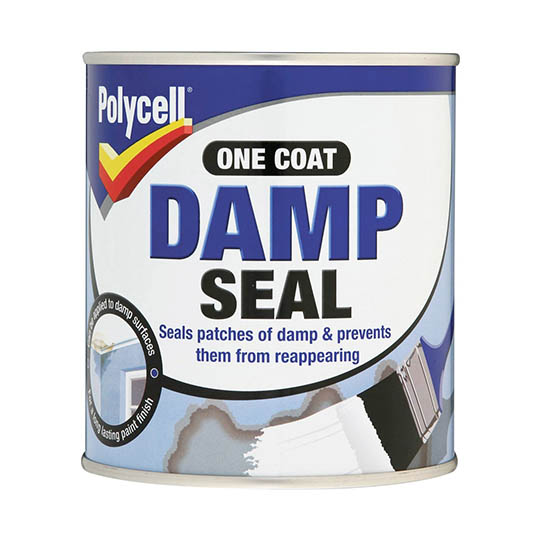 Polycell One Coat Damp Seal Paint White 2.5L