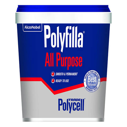 POLYCELL Polyfilla All Purpose Ready Mixed Trade 1kg