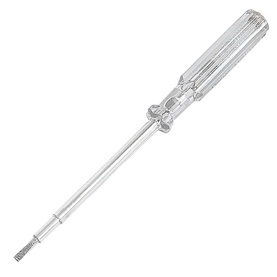 TACTIX Screwdriver Electric Mains Tester 125V - 250V Large 190mm