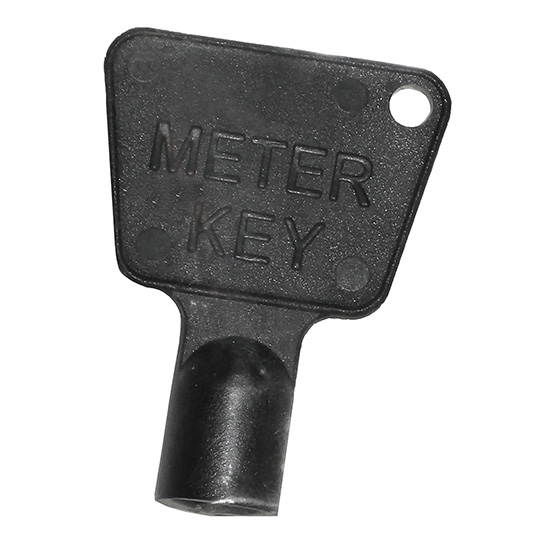 Meter Key - Plastic Black
