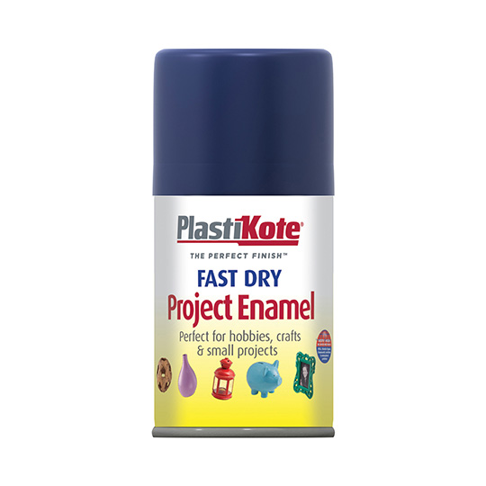 PlastiKote Project Enamel Paint Spray Night Blue 100ml