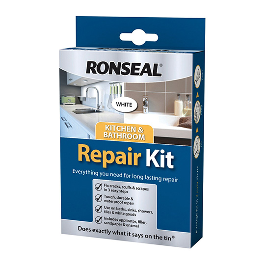 Ronseal Kitchen & Bathroom Repair Kit White 60g