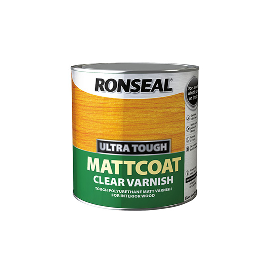 RONSEAL Ultra Tough Poly Varnish Matt Clear 250ml