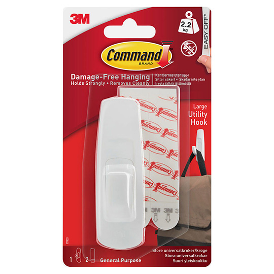 3M Command - Large Hook White