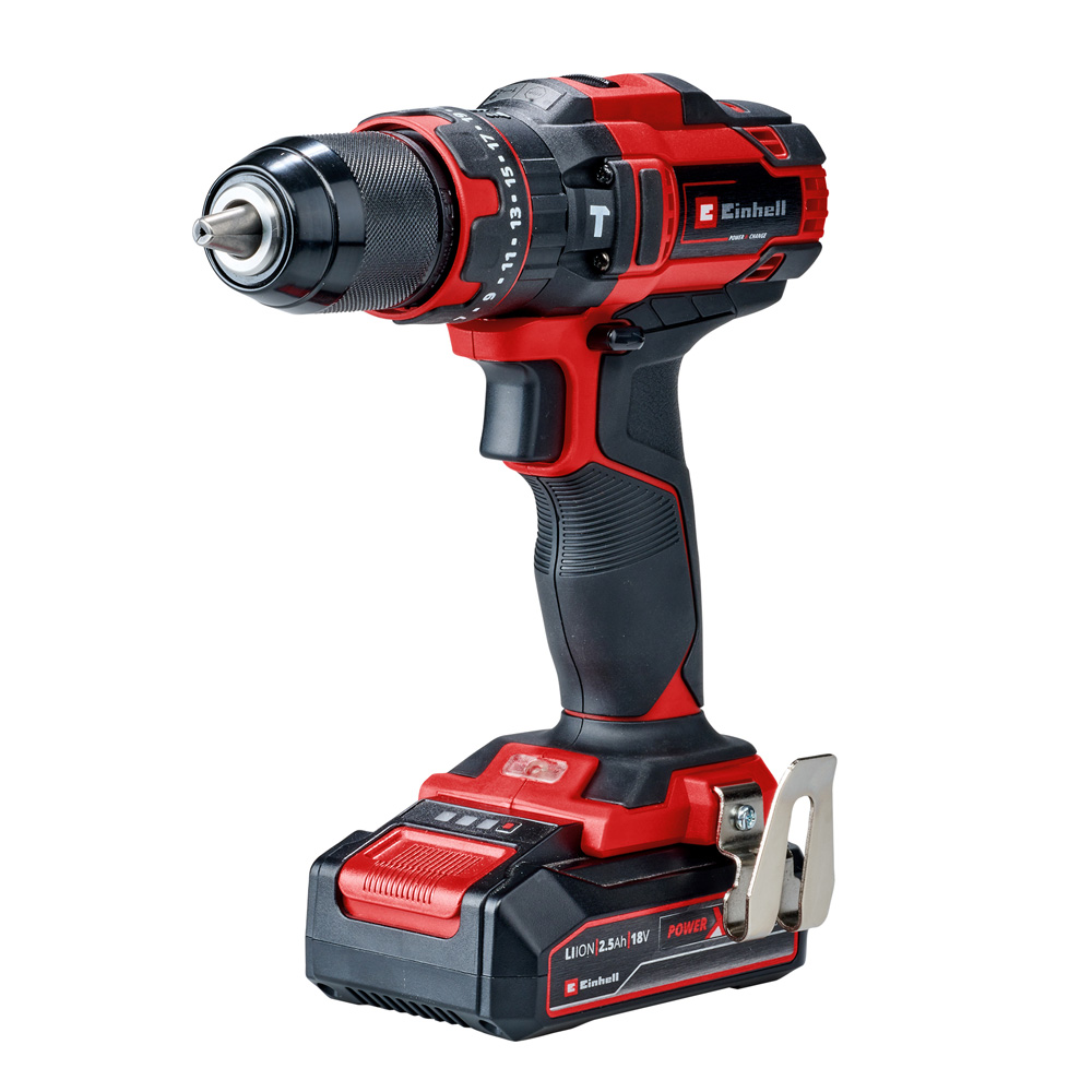 EINHELL PXC Cordless Combi Drill with 1 x 2.5Ah Battery 18V