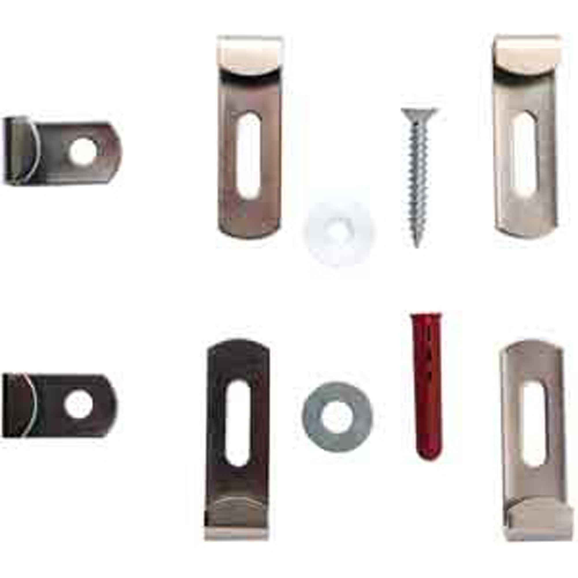 Adjustable Mirror Clips Zinc Plated