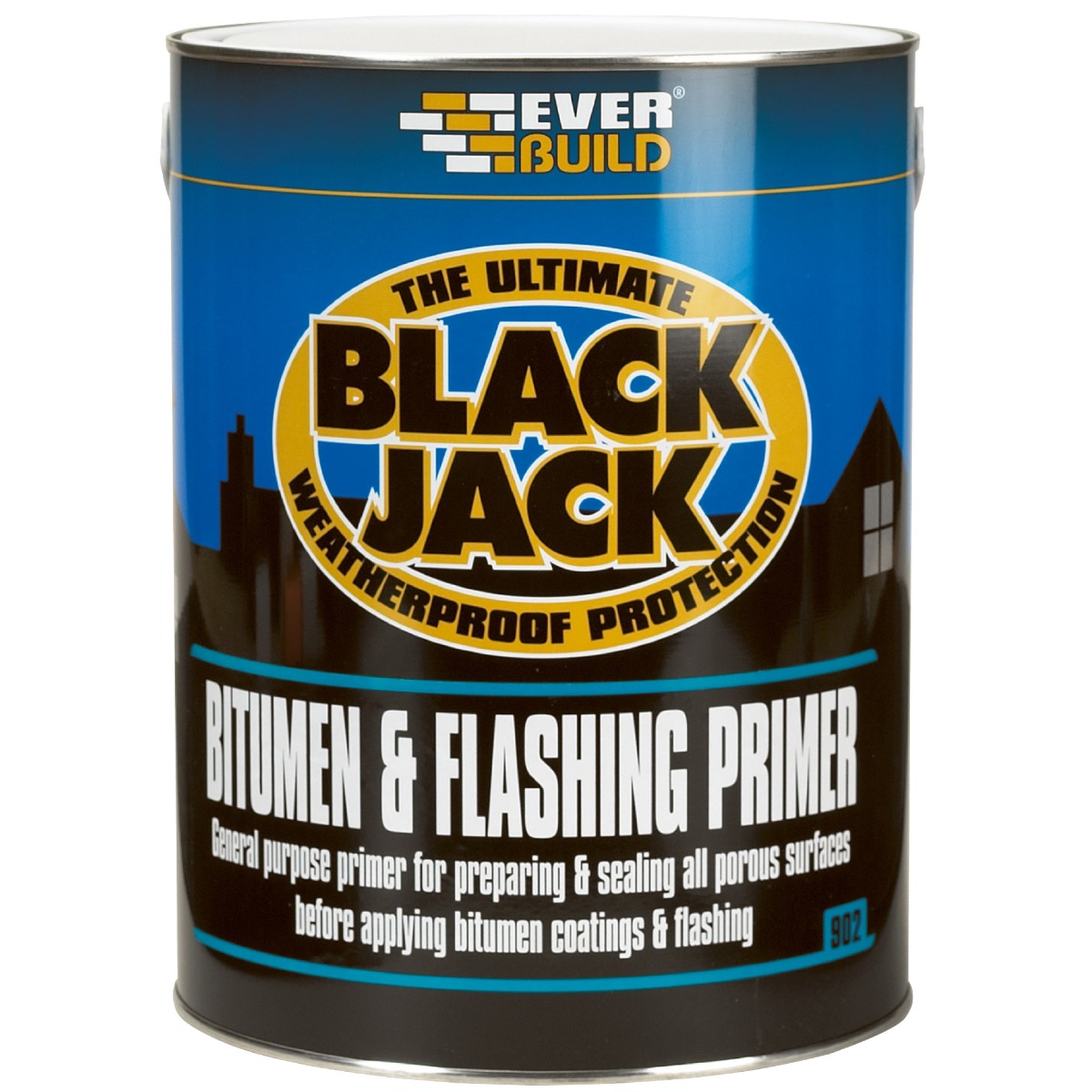 SIKA Black Jack 902 Bitumen Flashing Primer Black 1L