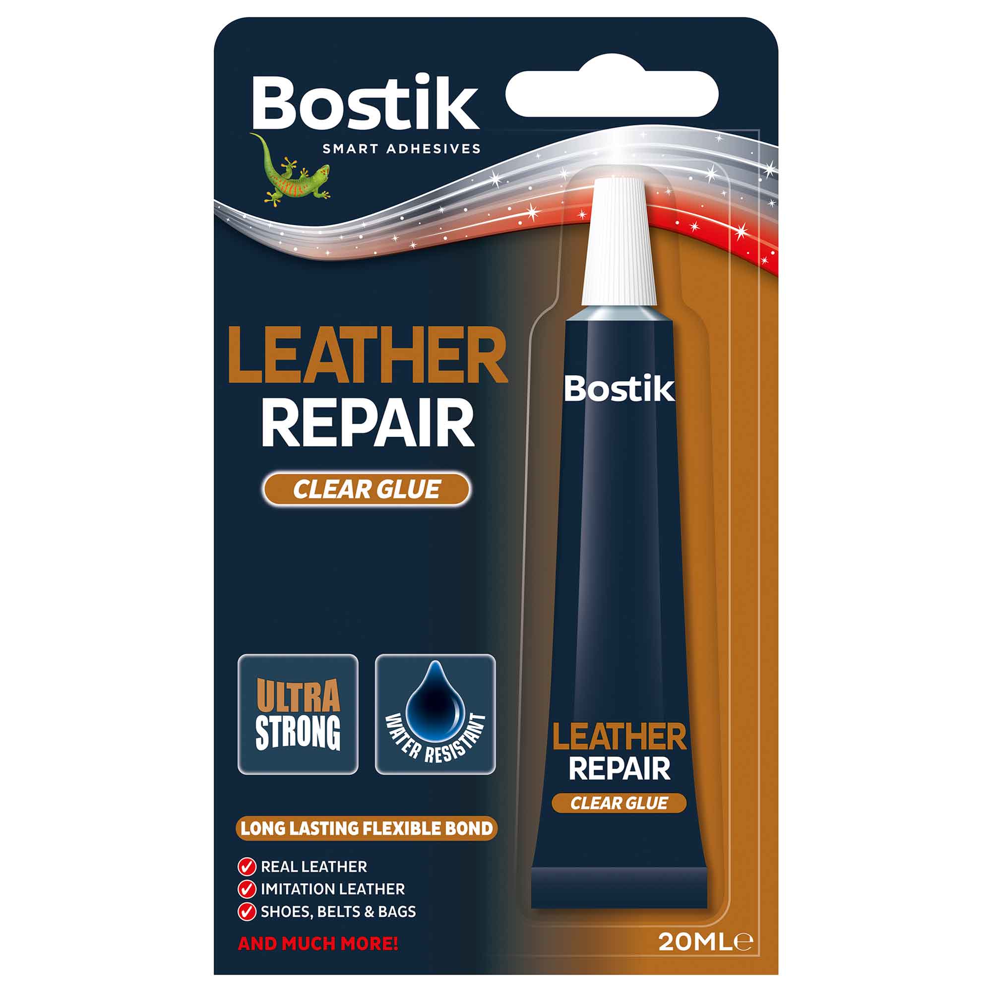 Bostik Leather Adhesive Clear 20ml