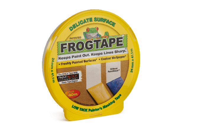 Frogtape Masking Tape - Low Tack Yellow 24mm x 41m