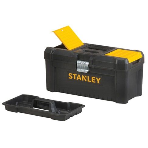 Stanley Toolbox Metal Latches and Organiser 41cm