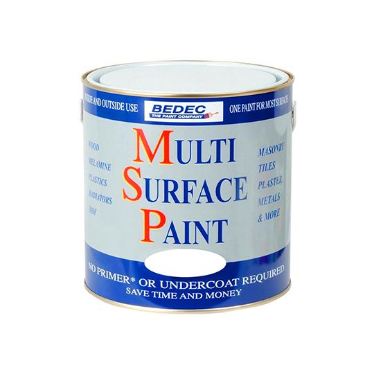 Bedec MSP Multi Surface Paint Gloss White 750ml