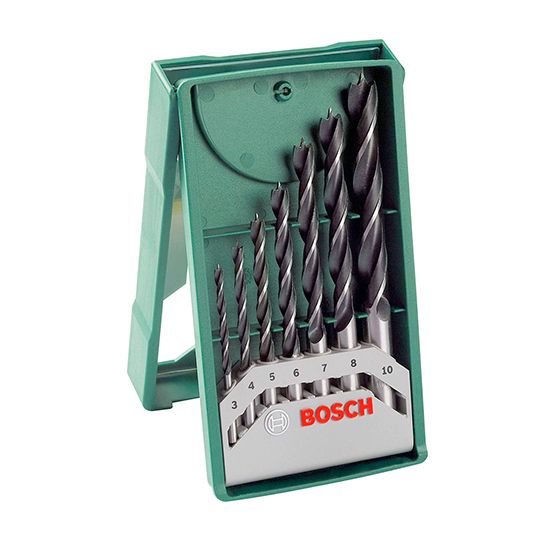 Bosch X-Line Mini Wood Drill Bit Set 7 Pieces