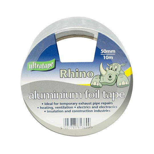 Ultratape Rhino Aluminium Tape 50mm x 10m Roll