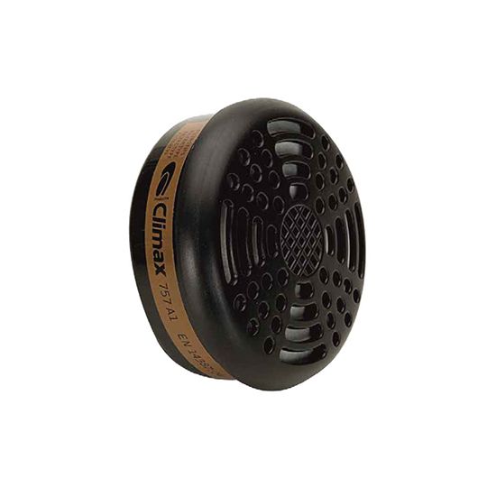 Climax Respirator Filter 757-N A1 Gas Organic & Vapours Brown