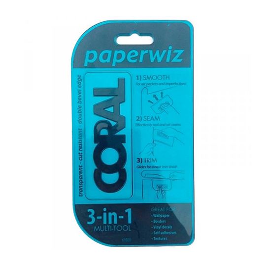 Coral Paperwiz 3in1 Wallpaper Smoother Trimmer Edger Tool