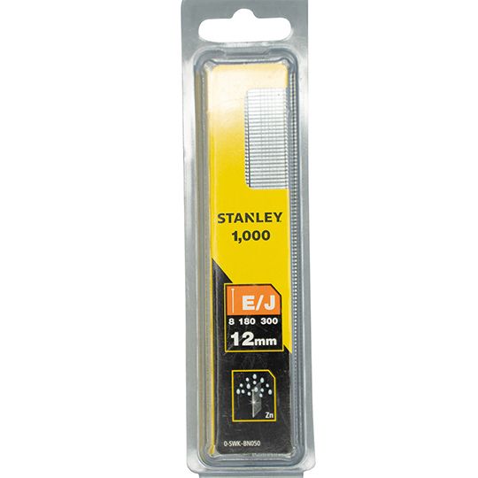 Stanley Brad Nail 12mm Pack of 1000
