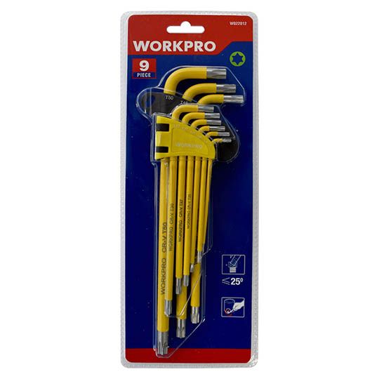 Workpro Torx Key Set T10-T50 9 Pieces