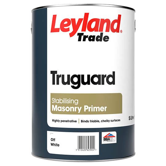 Leyland Trade Truguard Stabilising Masonry Primer White 5L