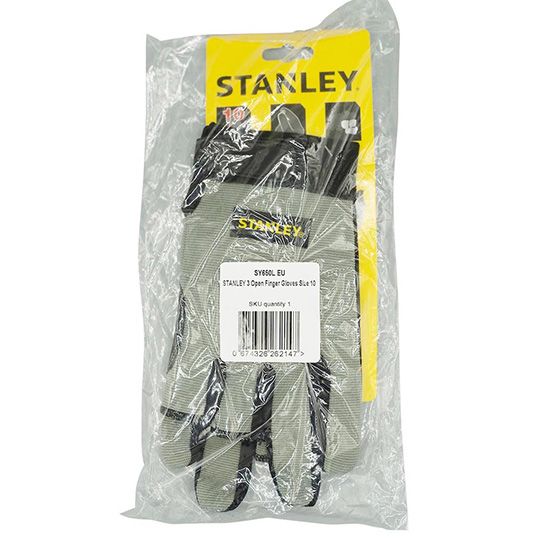 Stanley Framer Gloves 3 Open Finger Size 10