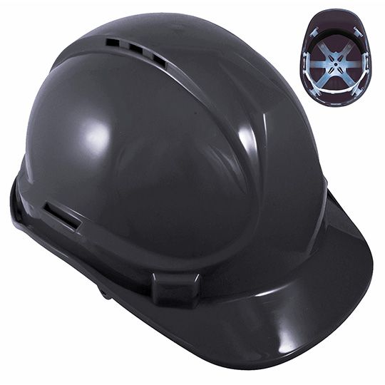 Hard Hat Safety Helmet Black