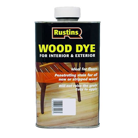 Rustins Wood Dye Ebony 250ml