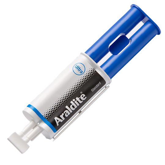 Araldite Glue Standard Epoxy Adhesive Blue 24ml