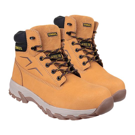Stanley Tradesman Safety Boots Honey Size 8