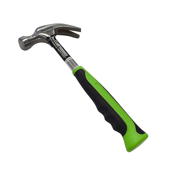 Spearhead Claw Hammer Soft Grip Tubular Steel 8oz