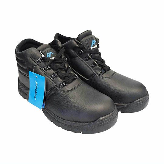 ProMan Contractor Safety Boots Black Size 7