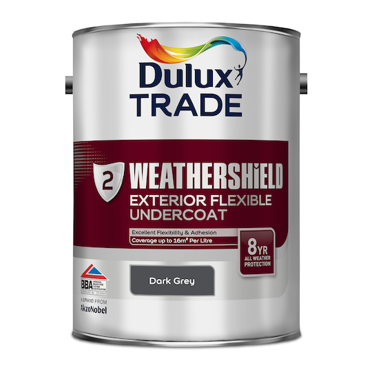 Dulux Trade Weathershield Exterior Undercoat Dark Grey 5L