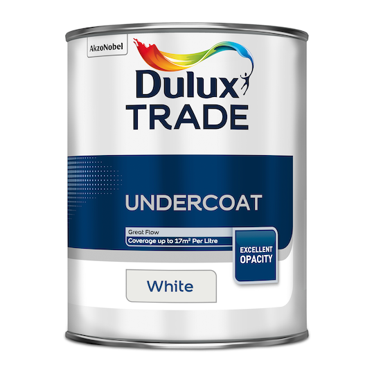 Dulux Trade Undercoat Paint White 1L