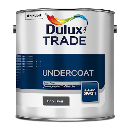 Dulux Trade Undercoat Paint Dark Grey 2.5L