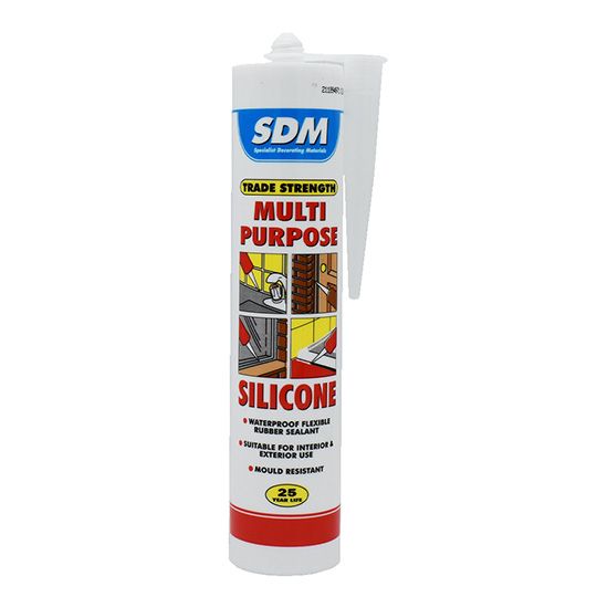 SDM Multi Purpose Silicone Sealant Black 310ml