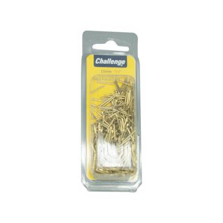 Challenge Brass Panel Pins 15mm 75g