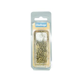 Challenge Brass Panel Pins 20mm 75g
