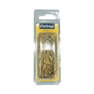 Challenge Brass Panel Pins 25mm 75g