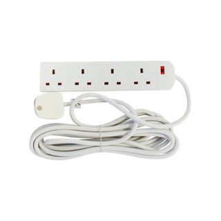 Extension Cable Lead 4 Gang 5m
