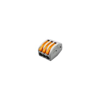 Wago Terminal Connector Lever Cage Clamp Block 3-Port 32A