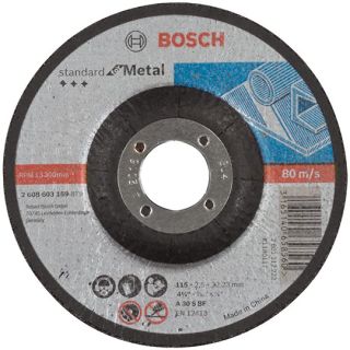 Bosch Metal Cutting Disc Depressed 4.5in 22mm x 115mm