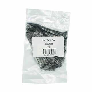 Cable Ties Black 100mm Pack of 100