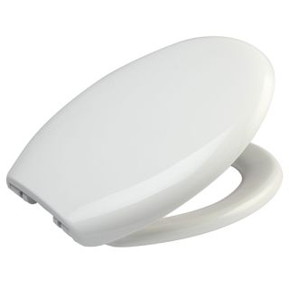 EURO SHOWERS Toilet Seat/Soft Close  White Plastic