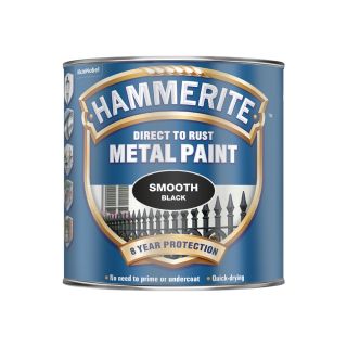 HAMMERITE Metal Paint - Smooth Finish 5L Black