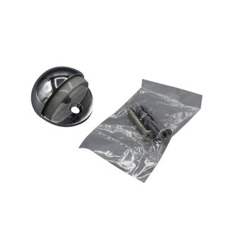 Oval Hooded Door Stop Chrome CP